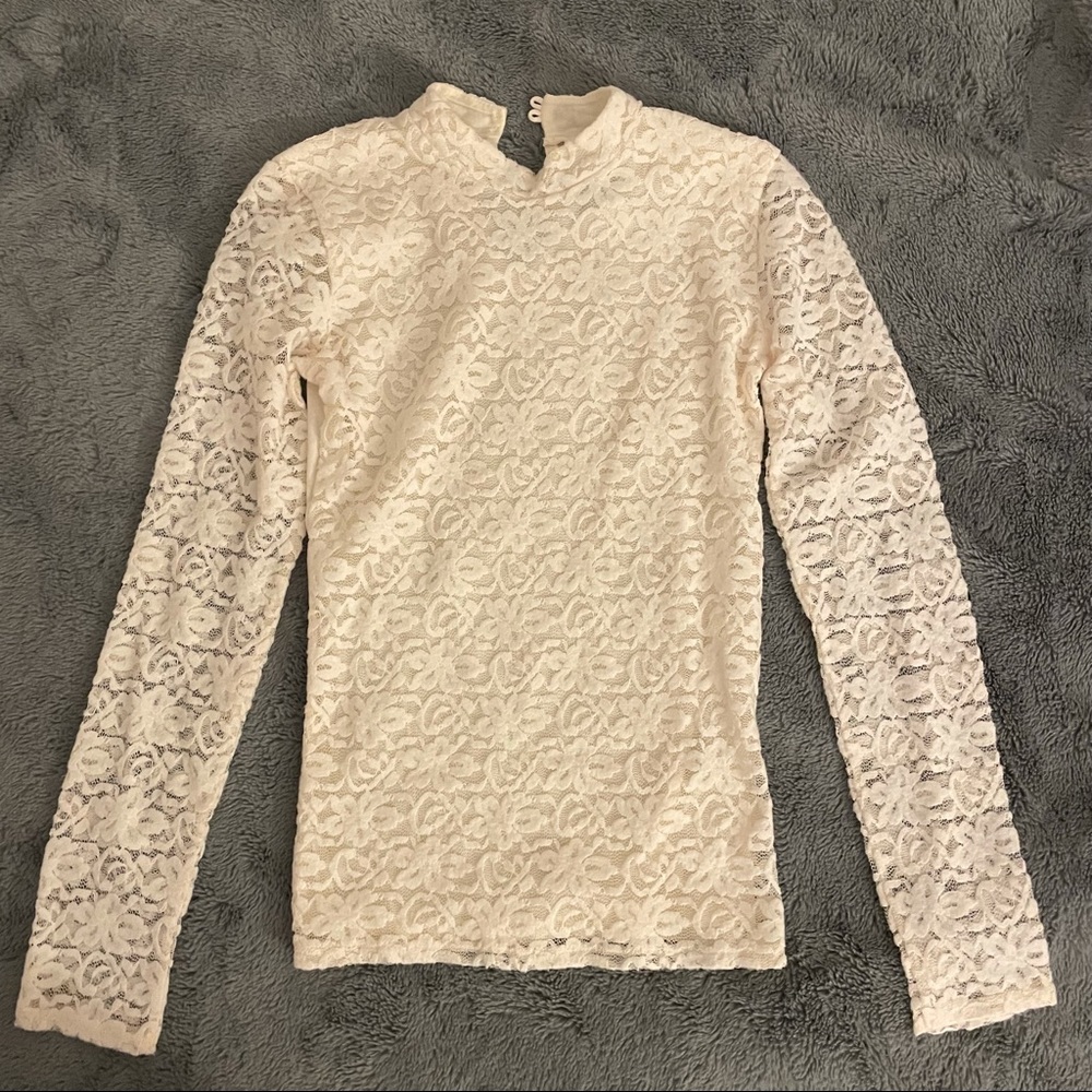 Lace Hollister Long Sleeve Top